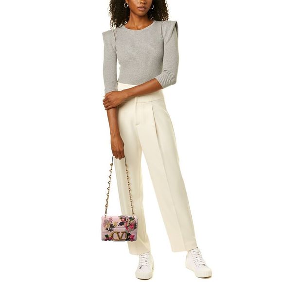 Valentino Stud Sign Leather Shoulder Bag - Picture 4 of 5